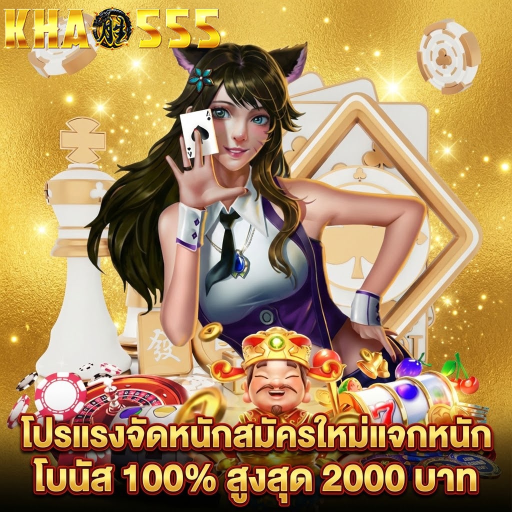โปรแรงแจกโบนัส 100% khao555